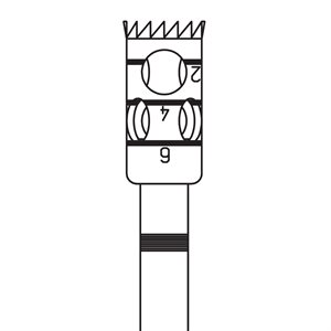 229IU-406-RAX Self Limiting Trephine, 4mm External Ø, 3mm Internal Ø, 6mm Length, RAX