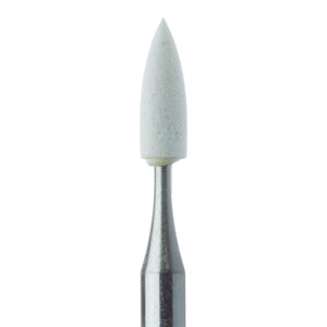 660XF-025-RA-WH Abrasive, White, Flame, 2.5mm Ø, Extra Fine, RA
