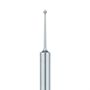 801L-008-HP Long Round Diamond Bur, 0.8mm Ø, Medium, HP