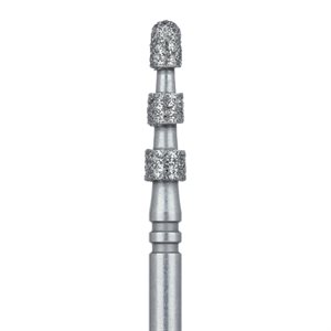834W-021-FG Christmas Tree Diamond Bur, Depth Limiting, 1.6mm / 1.8mm / 2.1mm, FG