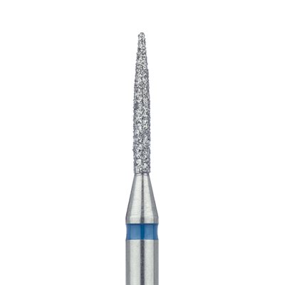 863-012-HP Long Flame Diamond Bur, 1.2mm Ø, Medium, HP