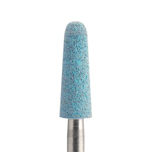 9738H-050-HP-TRQ Abrasive, Turquoise, Tapered Round End, Diamond Porcelain for Ceramics, Zirconia Spruce Removal, 5mm Ø, Coarse, HP