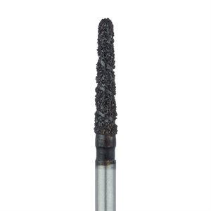 B850-016-FG Black Cobra Diamond Bur, Super Coarse Grit, Round end taper, 1.6mm, FG