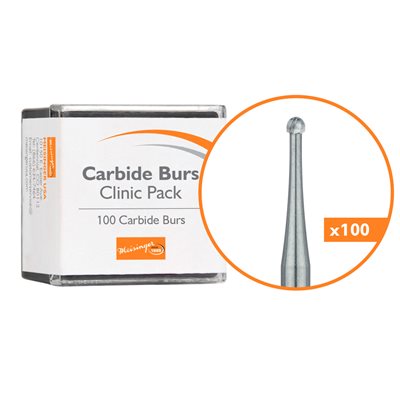 C0002FG Operative Carbide Bur Clinic Pack 100pcs US#2 Round FG