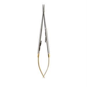 HI302 Surgery, Hand Instrument Straight Micros Needle Holder, 180mm Length