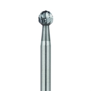 HM141A-035-HP Surgical Round Carbide Bur, Cross Cut, 3.5mm Ø, HP