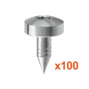 MP100 Titanium Pin for Membrane Fixation, Master Pin System, 100 Pack
