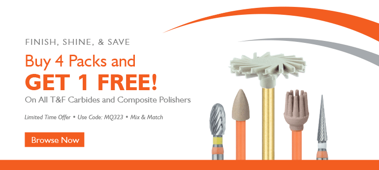 Buy 4, Get 1 Free on All T&F Carbides and Composite Polishers